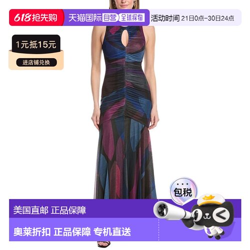 自营Hutch Julia Dress - black 美国奥莱直发连衣裙长裙