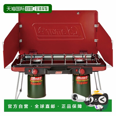 日本直邮Coleman Powerhouse LP 双炉灶 II红色2000021950