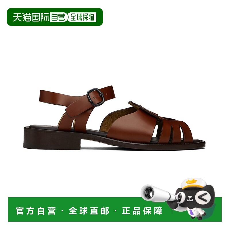 香港直邮Hereu 女士 黄褐色 Ancora Fisherman 凉鞋 WFANCO