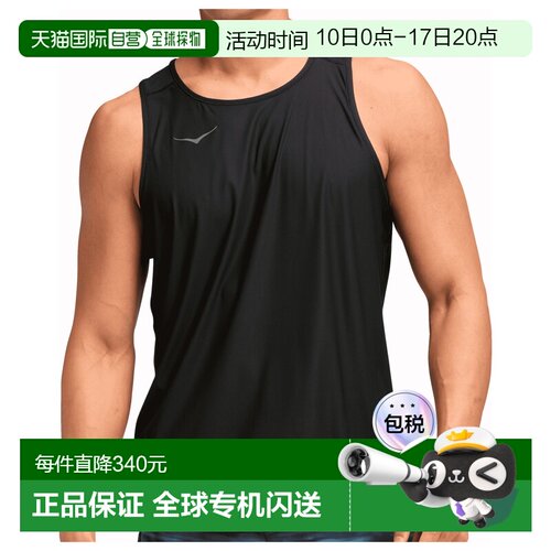 香港直邮HOKA ONE ONE 男士背心 2167329BLACK CO 黑色