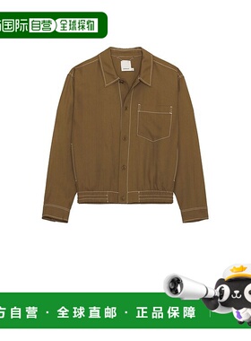 1h可退 香港直邮Simkhai 男士 Keith 宽身束腰衬衫式夹克 1256049