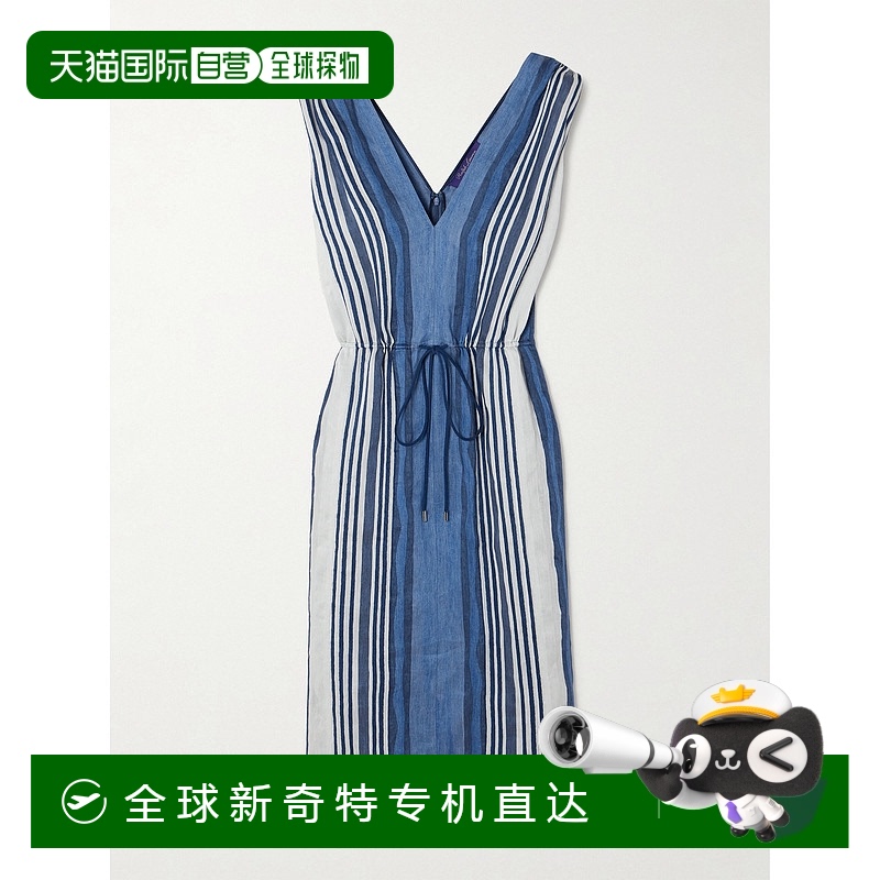 香港直邮潮奢 Ralph Lauren 拉尔夫劳伦 女士 中长连衣裙 2909422