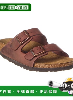 自营Birkenstock Women's Arizona Oiled Nubuck Narrow Sandal -