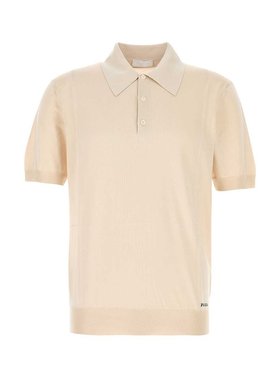 Prada 普拉达 男士 徽标提花短袖 Polo 衫 UMB925SOOO16AI