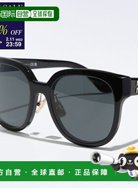 日本直邮Miu Miu 太阳镜 0MU 01ZS 女士蝴蝶惠灵顿镜框带扣和金属