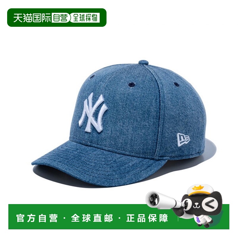 日本直邮New Era PC 59FIFTY 纽约洋基队水洗牛仔布 x 白色棒球帽