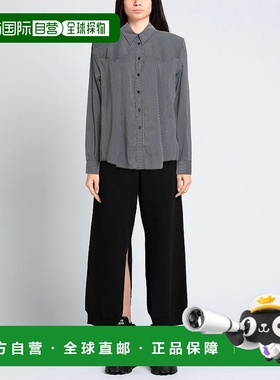 1h可退 香港直邮潮奢 The Andamane 女士 格纹衬衫 black黑色 舒