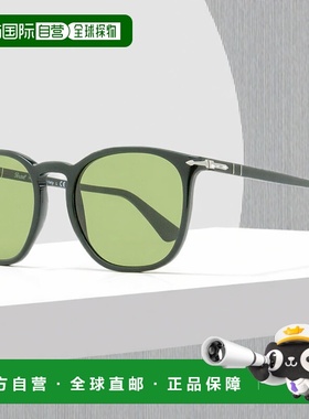 自营 Persol 中性大号 Pantos 太阳镜 PO3316S 11884E 深绿色 54
