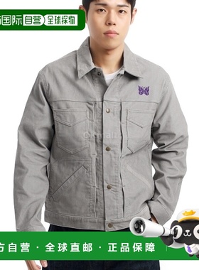 韩国直邮NEEDLES Penny Jean 灯芯绒夹克 C/PE 14W- 浅灰色 (PU21