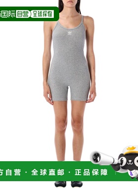 1h可退 香港直邮Adidas 女士 短款连体裤 JD1464GREY grey灰色 舒