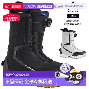 日本直邮BURTON 男士 Highshot Step On 宽版滑雪靴