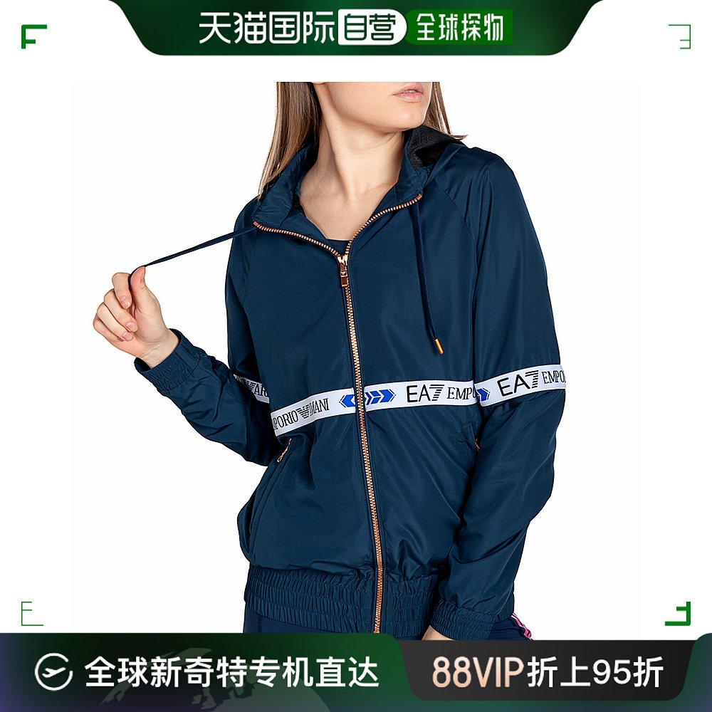 香港直邮EMPORIO ARMANI 女士深蓝色风衣夹克 3HTB06-TN28Z-1554 女装/女士精品 短外套 原图主图