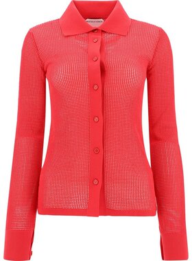 Bottega Veneta 葆蝶家 女士 网纱半透明衬衫 648977V0BN0