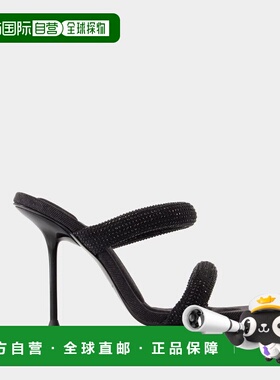 香港直邮ALEXANDER WANG 女士凉鞋 30125S004011 CO 黑色 烫钻装