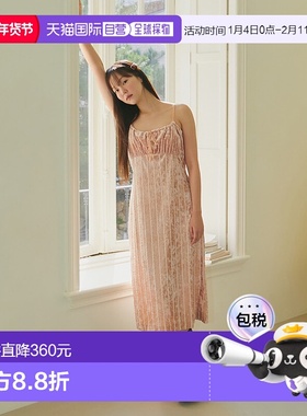 韩国直邮margarin fingers韩版少女小清新甜美自然气质连衣裙3021