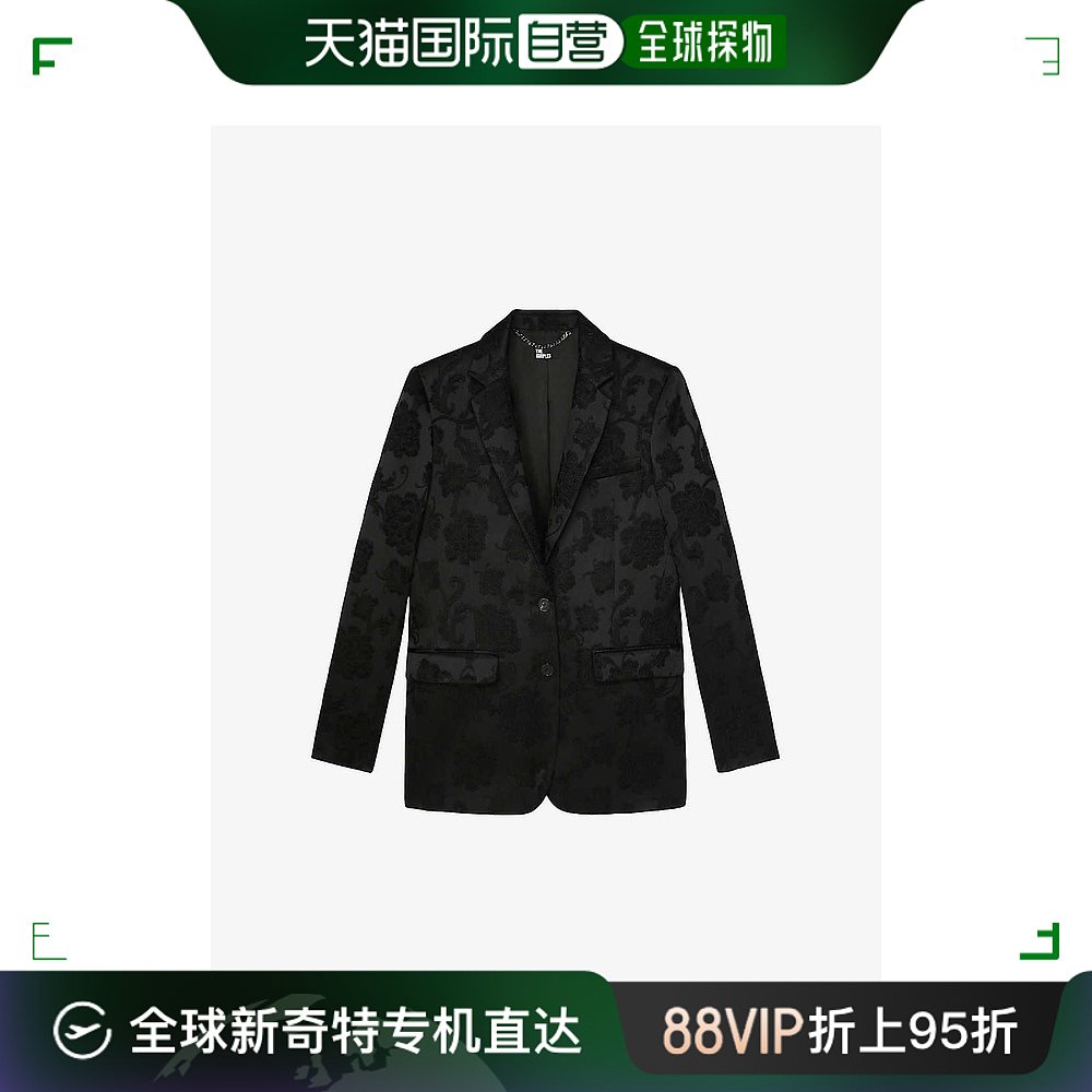 香港直邮潮奢 The Kooples 女士 Floral-motif 单排扣弹力梭织西 女装/女士精品 风衣 原图主图