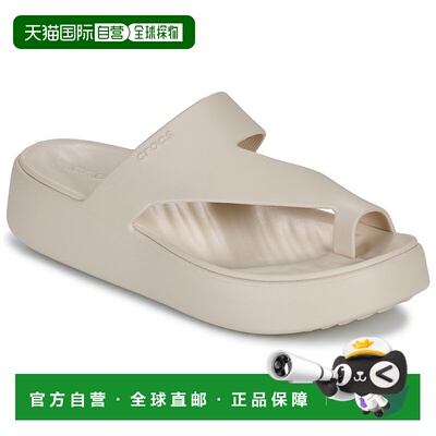 欧洲直邮Crocs 卡骆驰 女鞋 春夏 拖鞋 Getaway Platform Toe Loo