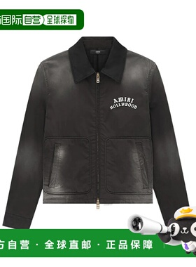 1h可退 香港直邮AMIRI 男士夹克 AMOUBN1090001 AW2025 黑色