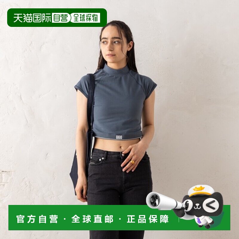 日本直邮UGG Trina Logo 短袖上衣 (1152860) - 女士健身T恤