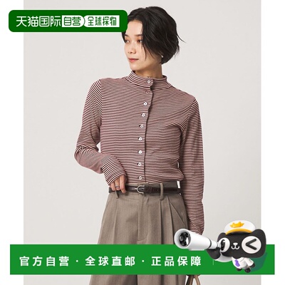 1h可退 日本直邮Robert P. Miller 女装 高领长袖纯棉T恤 3612400