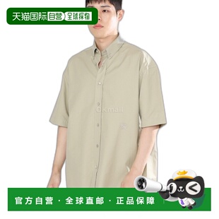 短袖 韩国直邮BURBERRY 男装 8081978 博柏利上衣 棉质牛津衬衫