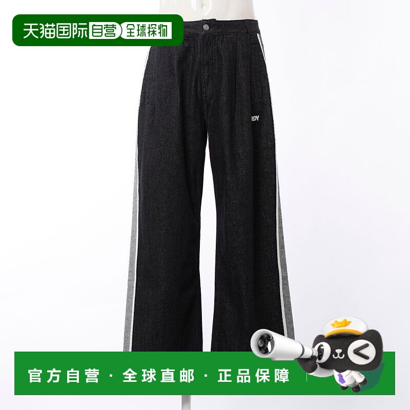 日本直邮NERDY SIDE LINE WIDE DENIM牛仔裤 [NE8621EU00077]