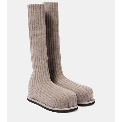 Amina Muaddi 女士 Veneda 15 sock 及膝靴子