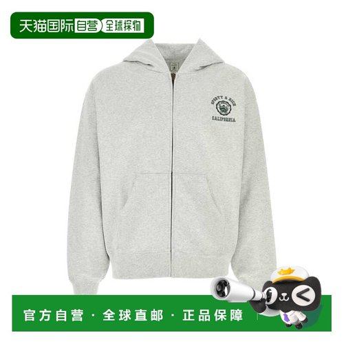 欧洲直邮sporty & rich 男士 帽衫运动夹克衫