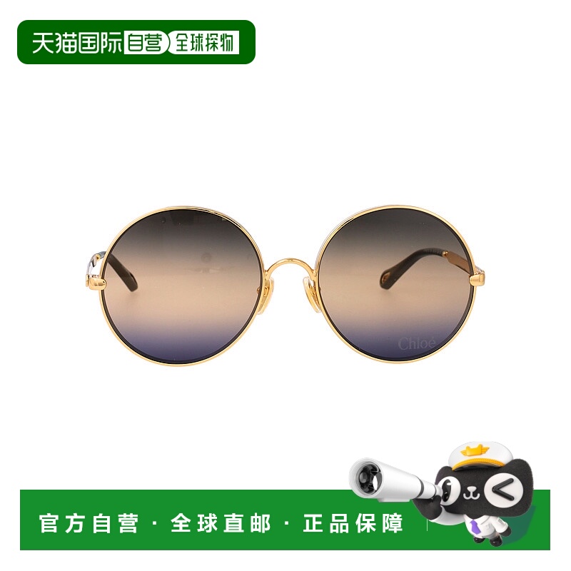1h可退 香港直邮CHLOÉ 女士太阳镜 CH0321S004 AW2025 金色 Sungl