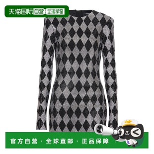 SS2025 1h可退 DF1R9343PC42EAW 香港直邮BALMAIN 黑 女士连衣裙