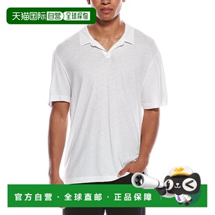 自营James Perse Jersey Polo Shirt - white 美国奥莱直发