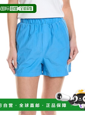 自营stateside美国结构化府绸平角短裤 - 蓝色 美国奥莱直发