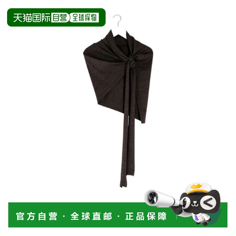 1h可退 香港直邮LEMAIRE 女士围巾 AC1253LK087BR397 AW2025 黑色