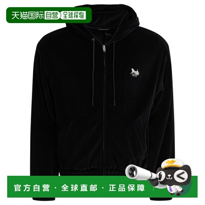 香港直邮CELINE 男士卫衣 RV14X748Q38AW SS2026 黑色 TRACKSUIT