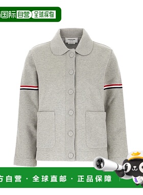 香港直邮THOM BROWNE 女士夹克 FKJ113AY3004065 SS2025 灰色