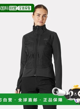 自营欧洲直邮Helly Hansen 女士乌灰色聚酰胺Versalite混合抓绒夹