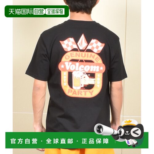 1h可退 日本直邮VOLCOM 男女同款复古印花短袖T恤 A3502548