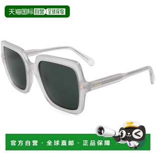 自营 polaroid宝丽来女士55毫米绿色太阳镜-灰色 美国奥莱直发