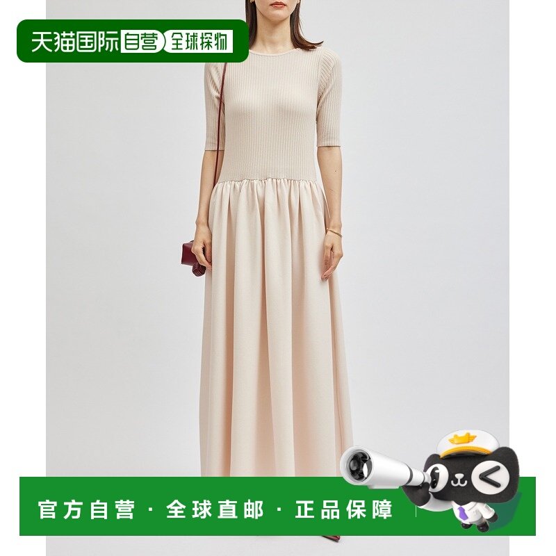 日本直邮ROPE' 女士拼接针织连衣裙 2024BGGE34060丝绸裙子,女装/女士精品,连衣裙,淘宝优惠券,粉丝福利购,淘宝优惠卷