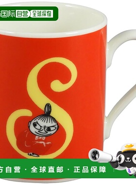 【日本直邮】姆明首字母马克杯 S 礼盒装 320ml 日本制造 橙色 mm