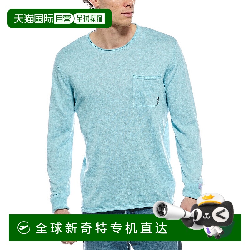 自营 Scotch & Soda Linen-Blend Jumper - blue 【美国奥莱】直