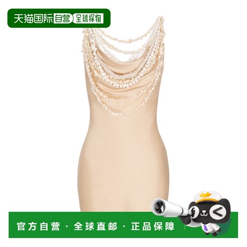 1h可退 香港直邮BALMAIN 女士连衣裙 GF0R2940PD47GYH SS2026 米