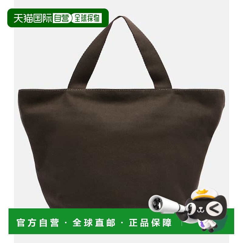 1h可退 香港直邮The Row 女士 Sisal 中号帆布手提包 brown棕色