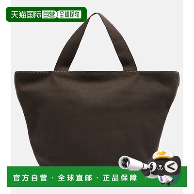 1h可退 香港直邮The Row 女士 Sisal 中号帆布手提包 brown棕色