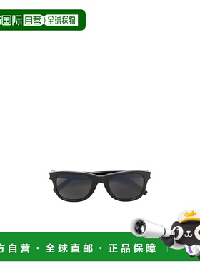 香港直邮Saint Laurent 黑色方形惠灵顿太阳镜 419699Y9909