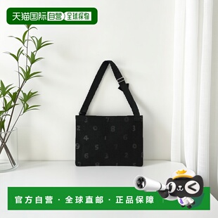 日本直邮日潮SouSou经典数字大号小号纯棉帆布单肩斜挎包手提包