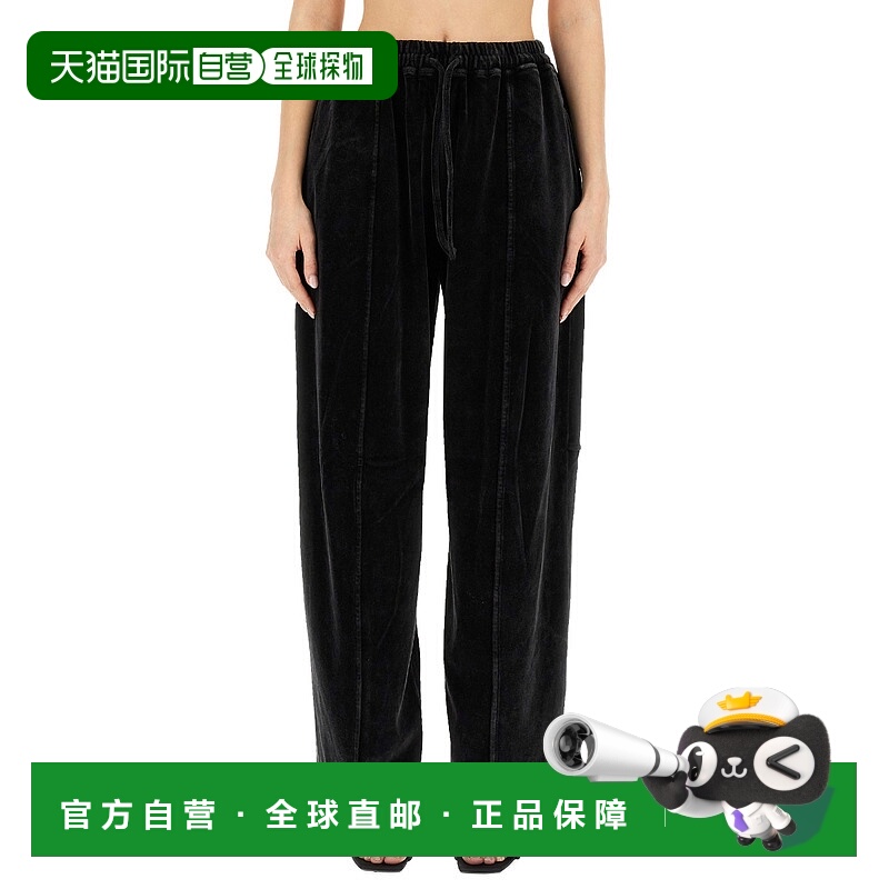 香港直邮Alexander Wang 亚历山大 王T系列 女士 慢跑长裤 4CC124
