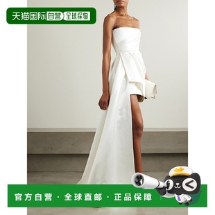 香港直邮潮奢 Blair ALEX 女士 不对称垂褶缎面礼服 PERRY 1h可退