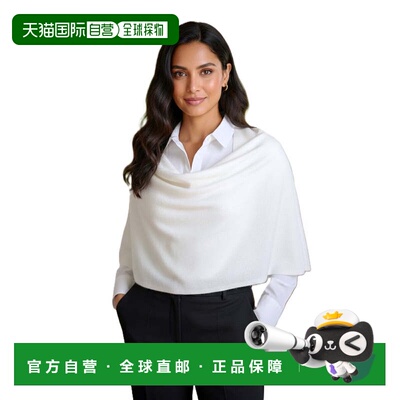 自营in2Cashmere Classic Topper - whisper white 美国奥莱直发