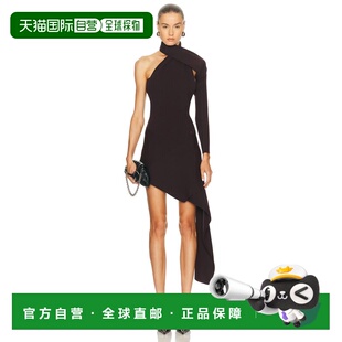 1h可退 香港直邮Courreges 女士 裹身罗纹连衣裙 425MRO722FI0001